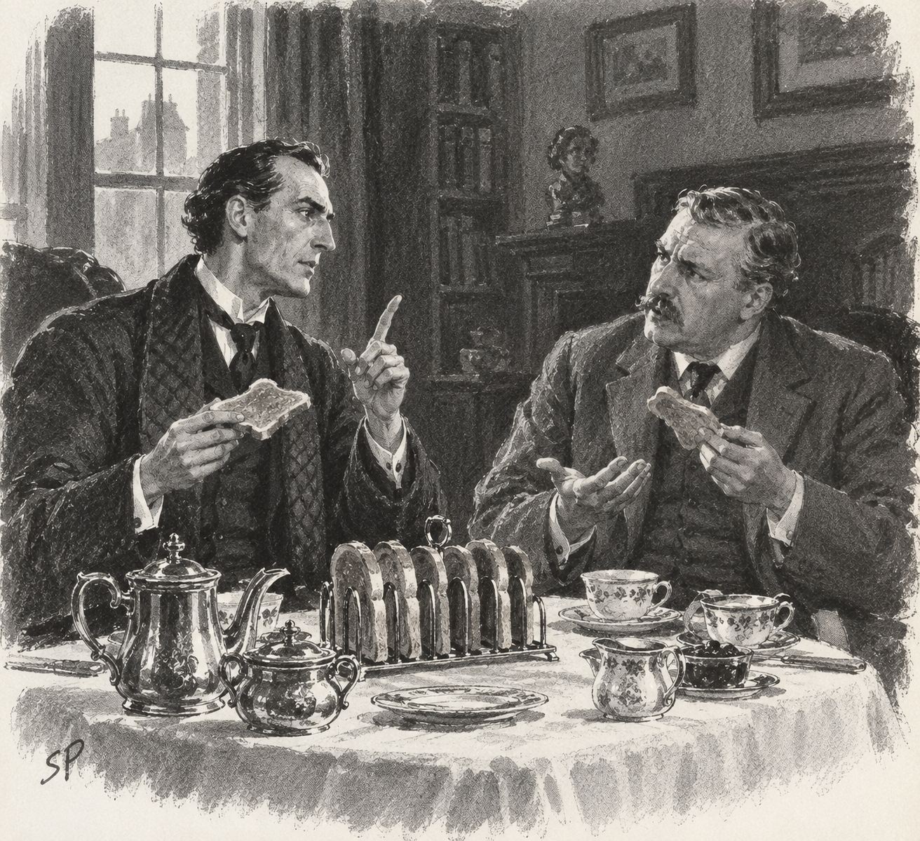  tea and toast with Sherlock